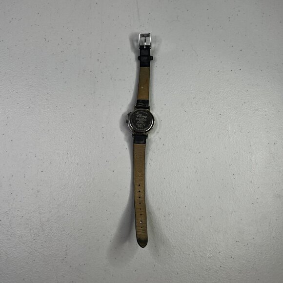 Disney Womens Mickey Mouse Musical Watch With Black Leather Strap - Picture 9 of 11